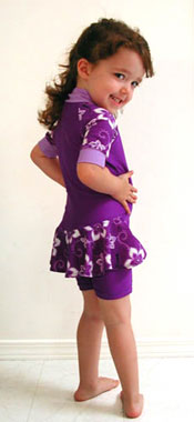 Lycra Frilled Swimwear (Maillots de bain en lycra à jabot)