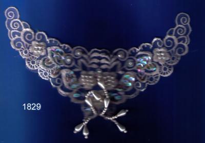 N / S Beaded Applique Lace (N / S Applique Beaded Lace)