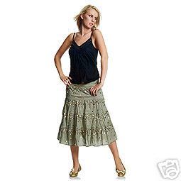 Crape Cotton Skirt