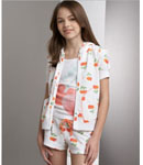 Girl`s Cherry-Print Fleece (Girl`s Cherry-Print Fleece)