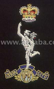 Hand Embroidery Bullion Wire Badges (Hand Embroidery Bullion Wire Badges)