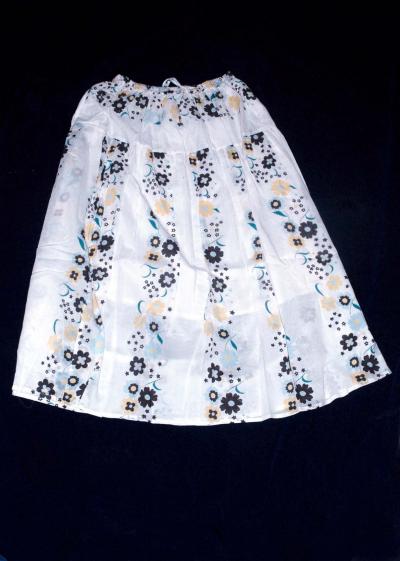 Printed Cotton Skirt (Printed Cotton Rock)