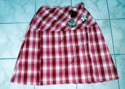 Cotton Check Skirt (Cotton Check Skirt)