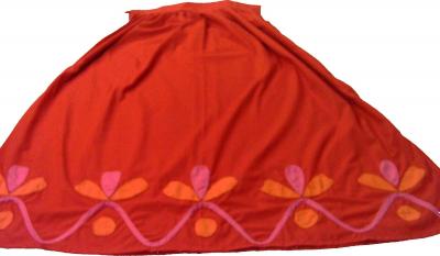 Women`s Long Skirt With Hand Design