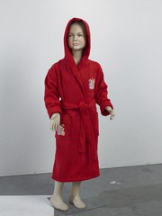 Hooded Children Cotton Bathrobe
