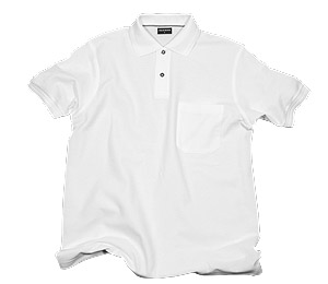 Polo T-Shirt-White (Polo T-Shirt-Blanc)