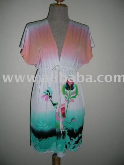 Viscose Printed Cotton Dress (Вискоза Ситца платье)