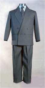 5 Piece Double Breasted Suit (5 Stück Doppel-Anzug)