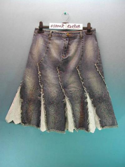 Ladies` Denim Skirt