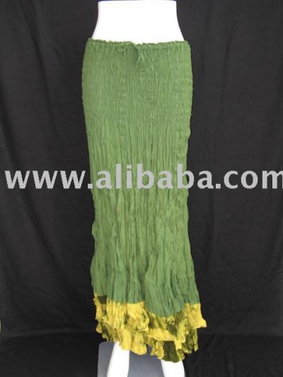 Tie Dye Line Long Skirt (Tie Dye Line Long Skirt)