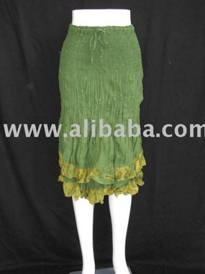 Tie Dye Line 3 / 4 Skirt (Tie Dye линия 3 / 4 Юбка)