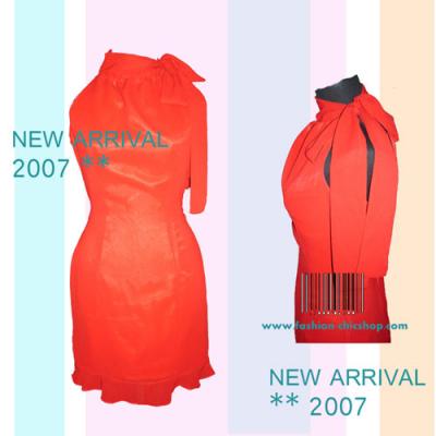 Skirts Red Chiffon Dress, Red Hot Dress
