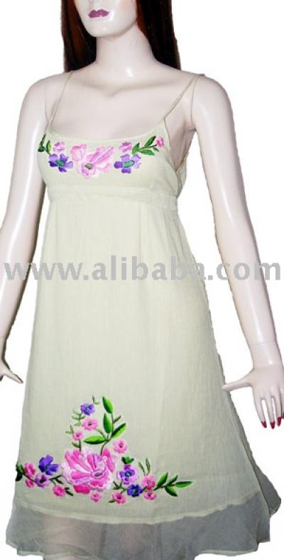Crepe Summer Dress (Crêpe Robe d`été)