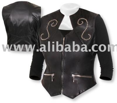 Ladies Leather Vest (Дамы кожа Vest)
