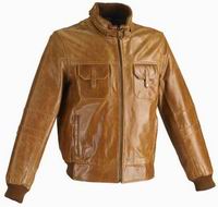 Mens Leather Jacket Leather Garment (Herren-Lederjacke Lederbekleidung)