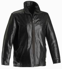Mens Leather Jacket Leather Garment Tega Style (Mens Leather Jacket Habit de cuir Tega Style)