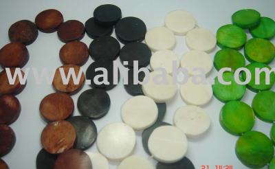 Bone Coin Beads