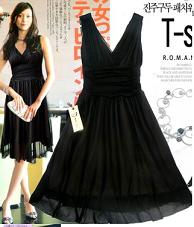black one piece frock