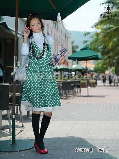 Garden19 Korean Style Green Dress (Garden19 Korean Style Green Dress)