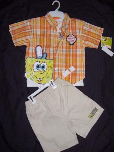 Boys 03 Pcs Top Bottom Set