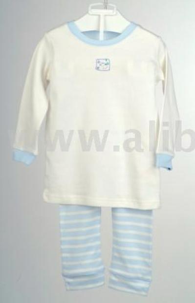 Babyminta 100% Organic Cotton Long-Sleeved Pyjama Set (Babyminta 100% coton bio à manches longues Pyjama Set)