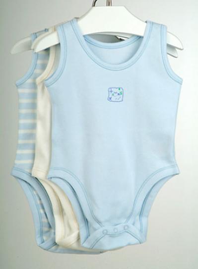 Babyminta 100% Organic Cotton Sleeveless Bodysuits (Babyminta 100% органического хлопка рукавов Bodysuits)