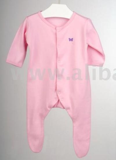 Babyminta 100% Organic Cotton Long-Sleeved Sleepsuit (Babyminta 100% органического хлопка с длинными рукавами Sl psuit)