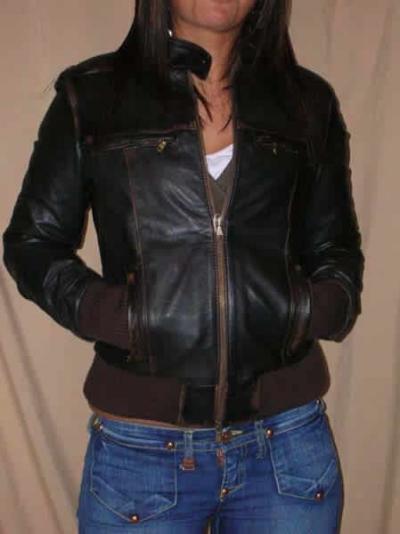 Leather Garment (Leather Jacket) Woman (Кожа одежды (куртки кожа) Женщина)