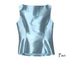 Womens Silk Shantung Sleeveless Top (Womens Silk Shantung Sleeveless Top)