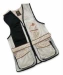 Dlx Shoot Vest Khaki/khaki Lh Xl (Dlx Shoot Vest Khaki/khaki Lh Xl)