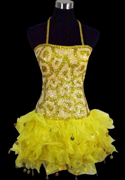 Dance Dress Sequin Party Skate Latin Ballroom Dancewear (Танцы платье Sequin партия Skate латиница бальных Dancewear)