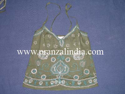 Green Spagetti Top (Green Spagetti Top)