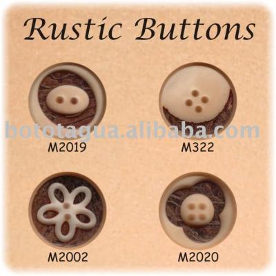 Rustic Buttons