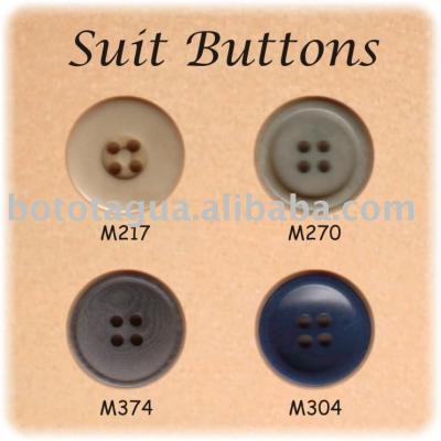 Suit Corozo Buttons