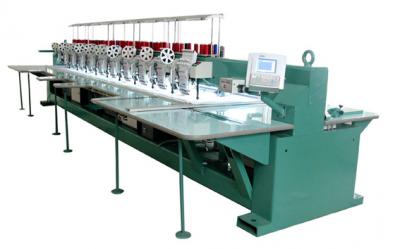 Multi-Head Embroidery Machine With Laser