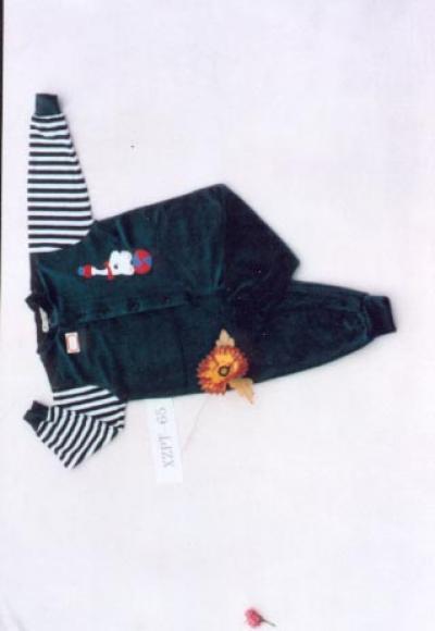 Solid+ Stripe Baby Romper