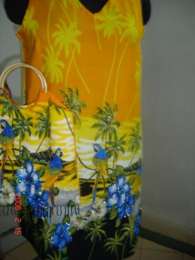 Beach Dress With Bag (Robe avec sac de plage)