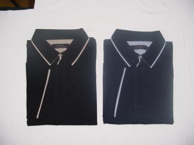 Zippered Pique Polo Shirt (Zippered Pique Polo Shirt)