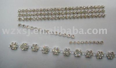 rhinestone trimming (rhinestone parage)