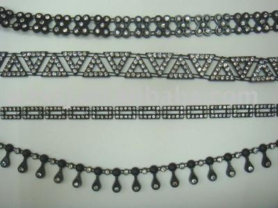 rhinestone trimming (rhinestone parage)