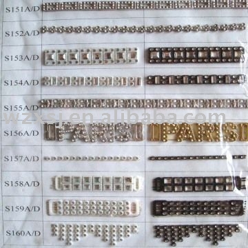 rhinestone trimming (rhinestone parage)