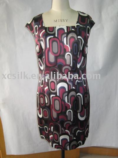 Ladies` silk dress (Ladies` silk dress)
