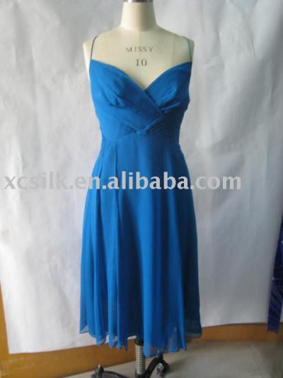 ladies` silk dress (ladies` silk dress)