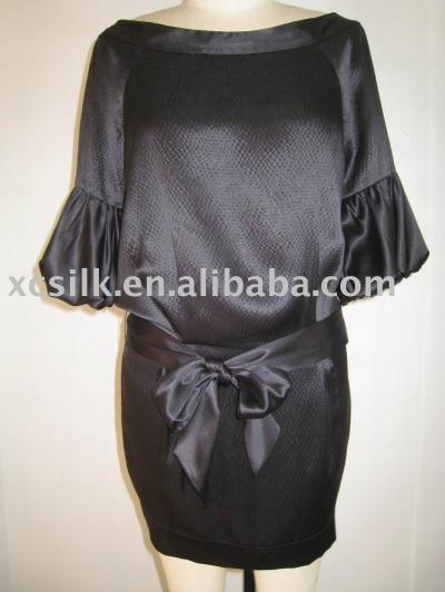 Ladies` silk dress (Ladies` silk dress)