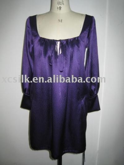 Ladies` sillk dress (Ladies` sillk dress)