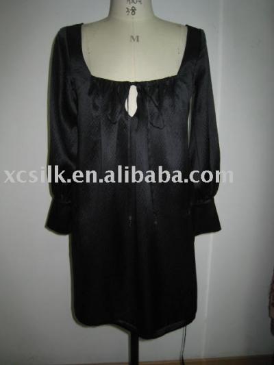 Ladies` sillk dress (Ladies `robe sillk)