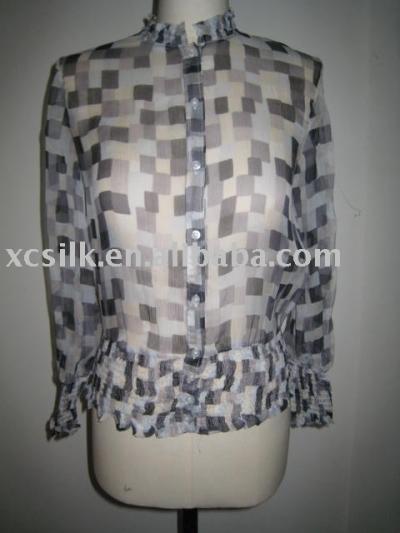 Lady`s silk blouse (Женская шелковой блузке)