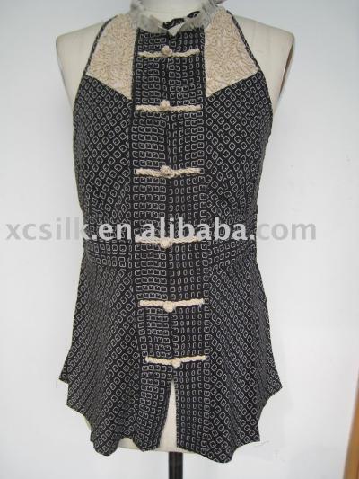 Lady`s silk blouse (Женская шелковой блузке)