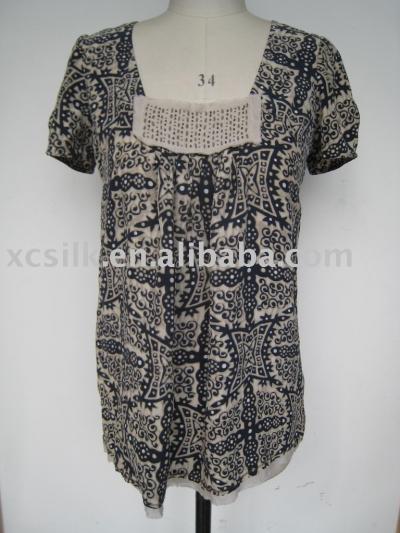 Lady`s silk blouse (Женская шелковой блузке)