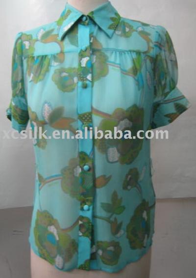 Lady`s silk blouse (Женская шелковой блузке)